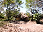 Cabaña triple, Cabañas Calakmul, Reserva Biósfera Calakmul, Conhuas, Campeche