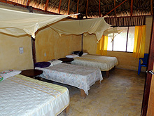 Reservar cabaña triple, Cabañas Calakmul